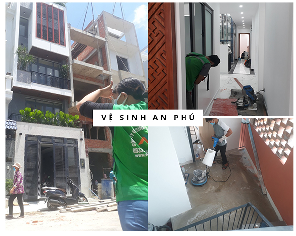 Dịch vụ vệ sinh công trình sau xây dựng