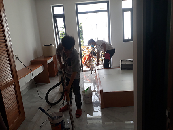 Dịch vụ vệ sinh công trình sau xây dựng
