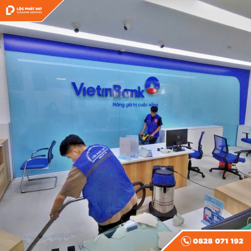 Dịch vụ vệ sinh ngân hàng