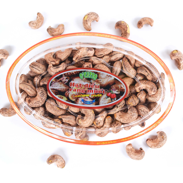 Hạt điều hộp ovan tết 250G