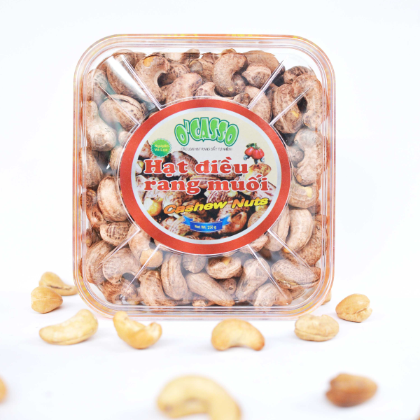 Hạt điều hộp vuông 500G
