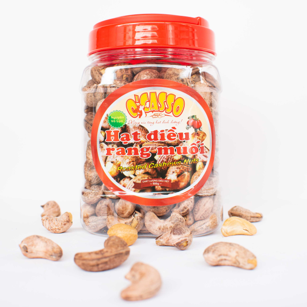 ạt điều hộp nắp nhựa 500G