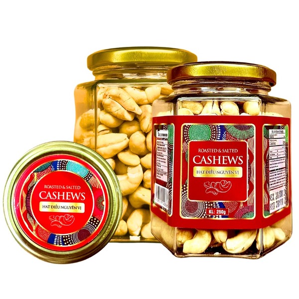 Điều nguyên vị khối lượng tịnh 200g - Hủ thủy tinh lục giác 380ml