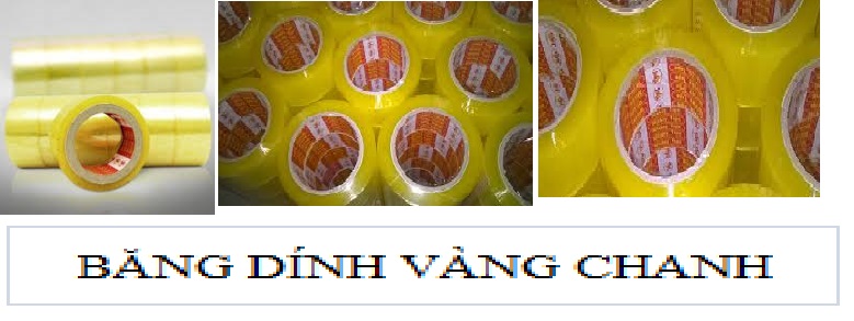Băng dính màu vàng chanh