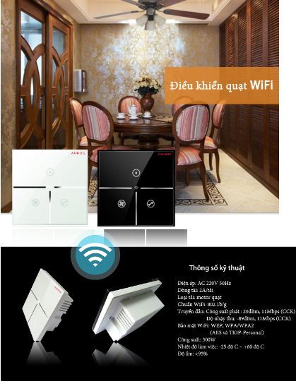 Điều khiển quạt thông minh