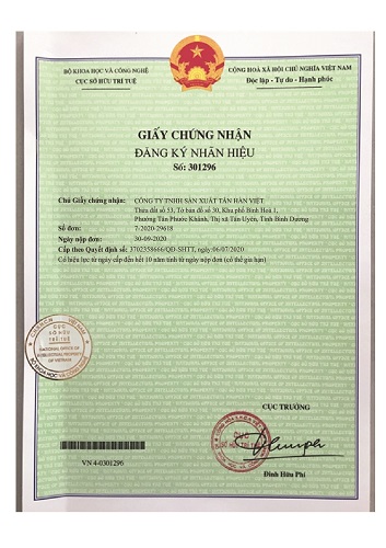Giấy đăng kí nhãn hiệu
