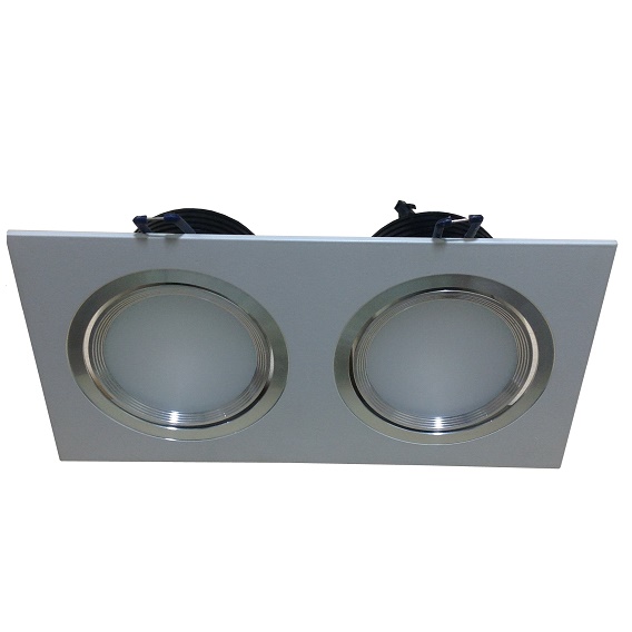 Đèn led âm trần đơn kính