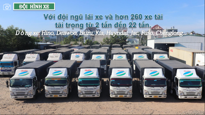 Hình ảnh đội hình xe Quang Tường