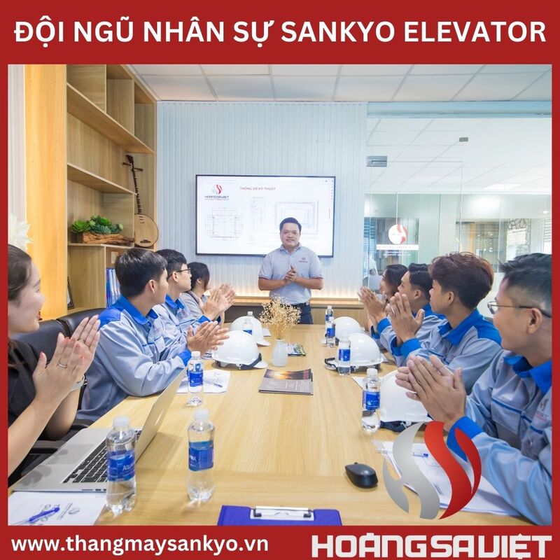 Đội ngũ nhân sự Sankyo Elevator