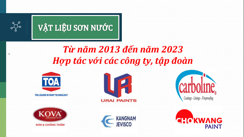 Đối tác vật liệu sơn nước