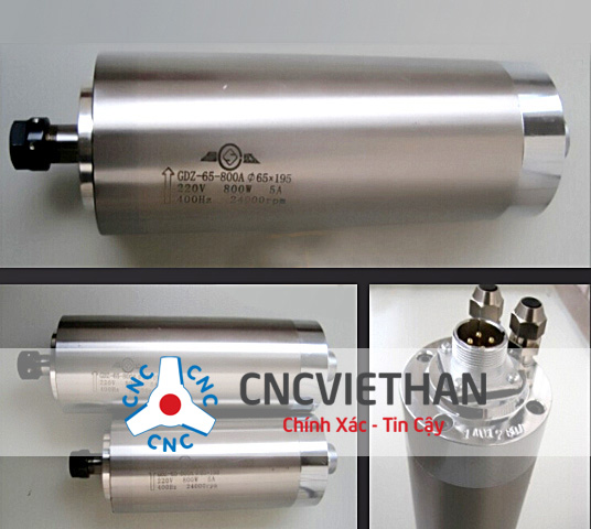Động cơ trục chính Spindle 3 vòng bi