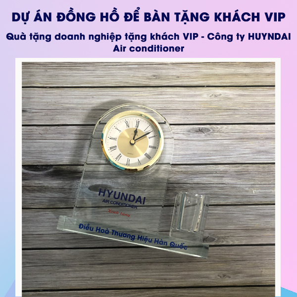 Dự án quà tặng đồng hồ để bàn
