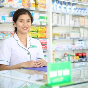 May đồng phục nhà thuốc