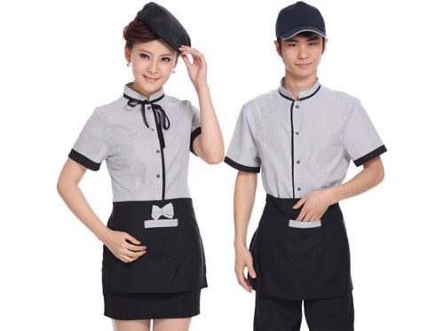 Đồng phục phục vụ bàn có nơ