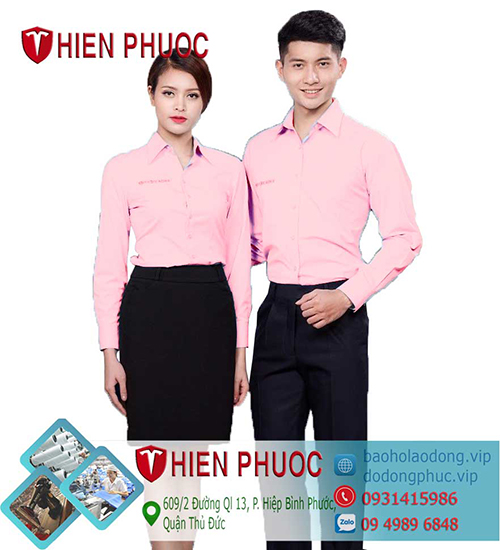 Đồng phục sơ mi công sơ văn phòng