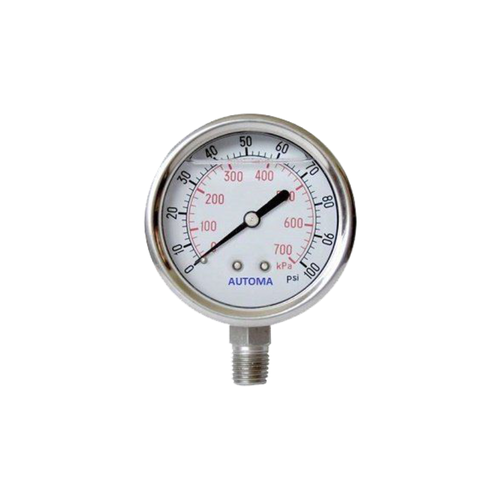 Đồng hồ áp Inox AG54 – Automa Korea