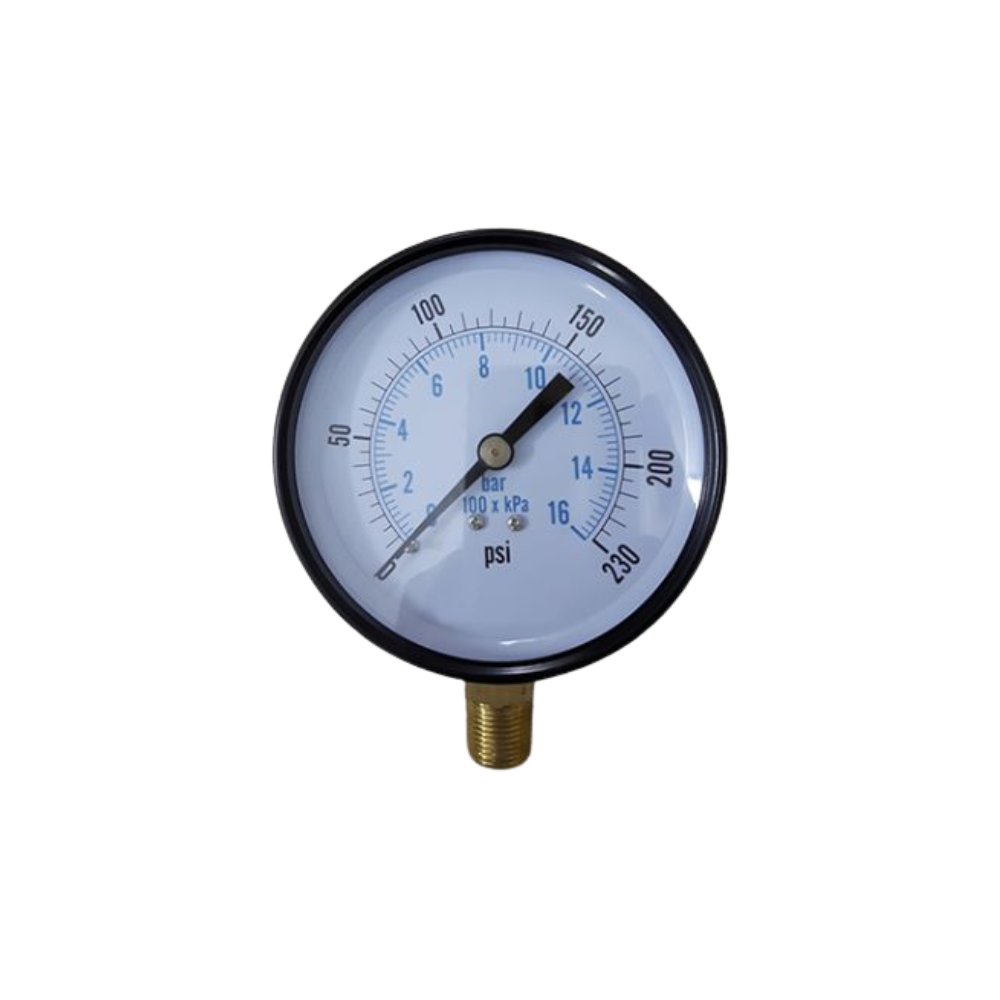 Đồng hồ áp ren đồng AG50 – Automa Korea