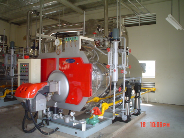 Nồi hơi đốt dầu, gas