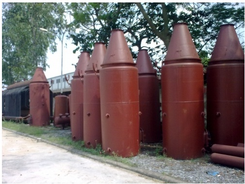 Nồi hơi đốt than kiểu đứng