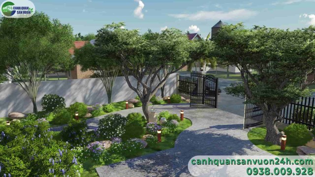 Thiết kế cảnh quan sân vườn khu nghỉ dưỡng