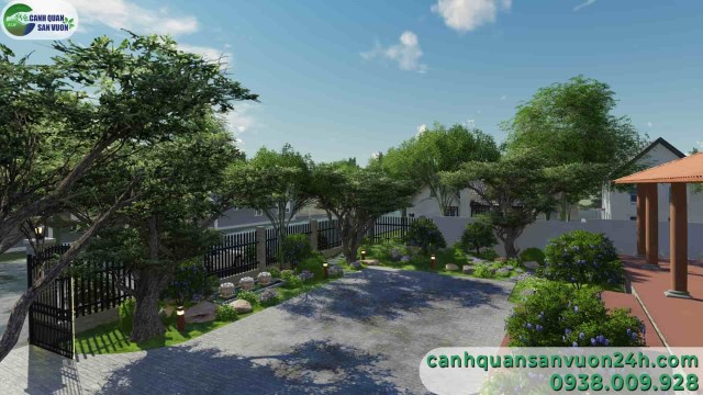 Thiết kế cảnh quan sân vườn khu nghỉ dưỡng