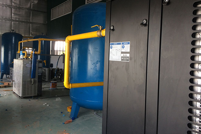 Dự án máy nén khí trục vít tại ECO