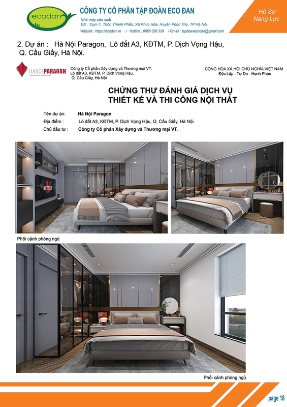 Dự án Hà Nội Paragon, Hà Nội