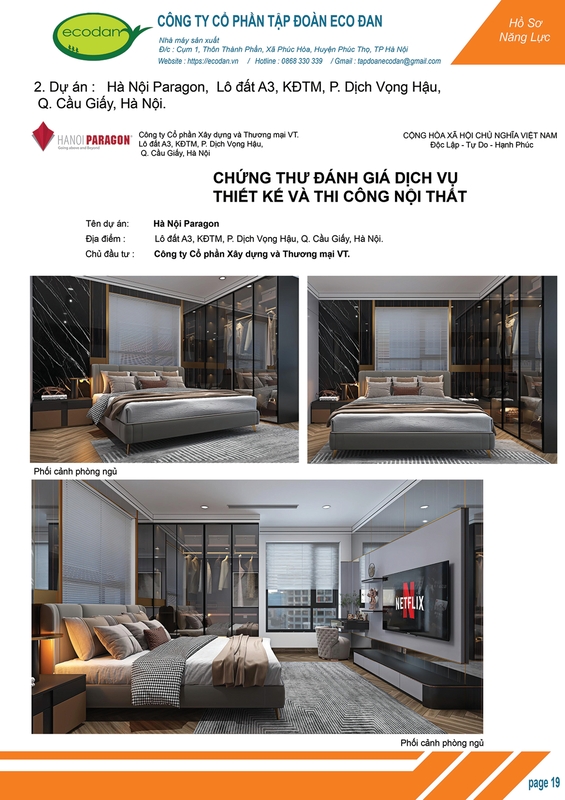 Dự án Hà Nội Paragon, Hà Nội