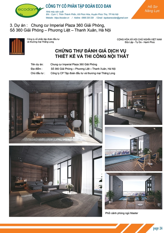Dự án chung cư Imperial Plaza 360 Giải Phóng, Hà Nội