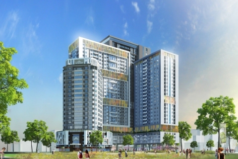 Dự án bãi đỗ xe tự động tại khu phức hợp Monarchy