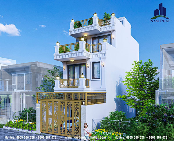 Thiết kế, thi công xây dựng biệt thự
