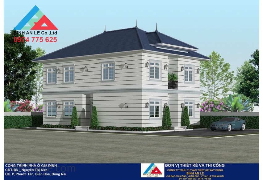 Dự án biệt thự kiểu mới 15x10
