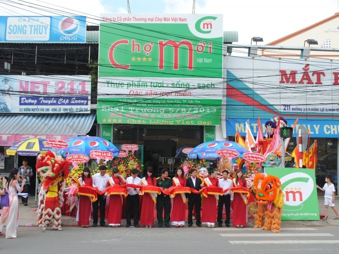 Dự án cửa hàng chợ mới
