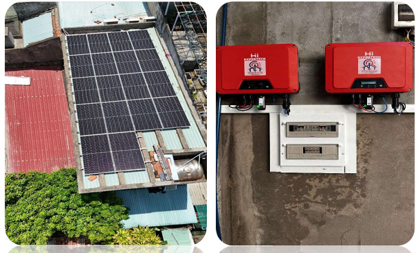 Dự án điện mặt trời áp mái