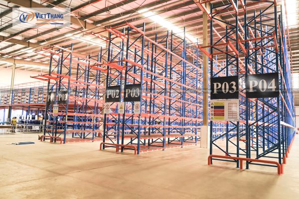 Dự án kệ sàn Mezzanine, kệ Selective kho hàng tại Vsip 2