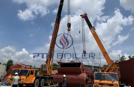 Dự án lò hơi tấng sôi18T/h Kuhmo Bình Dương