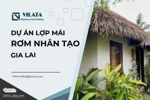 Dự án lợp mái rơm nhân tạo Gia Lai