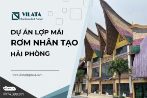 Dự án lợp mái rơm nhân tạo Hải Phòng