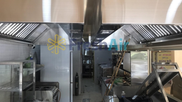 Dự án hệ thống hút khói bếp dân dụng