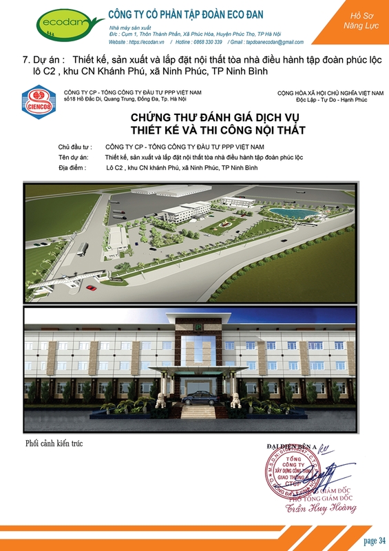 Dự án tòa nhà điều hành tập đoàn Phúc Lộc