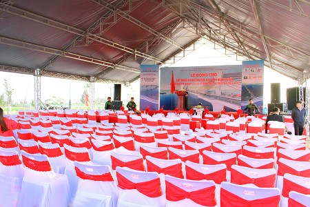 Dự án động thổ khởi công Cầu Cửa Đại