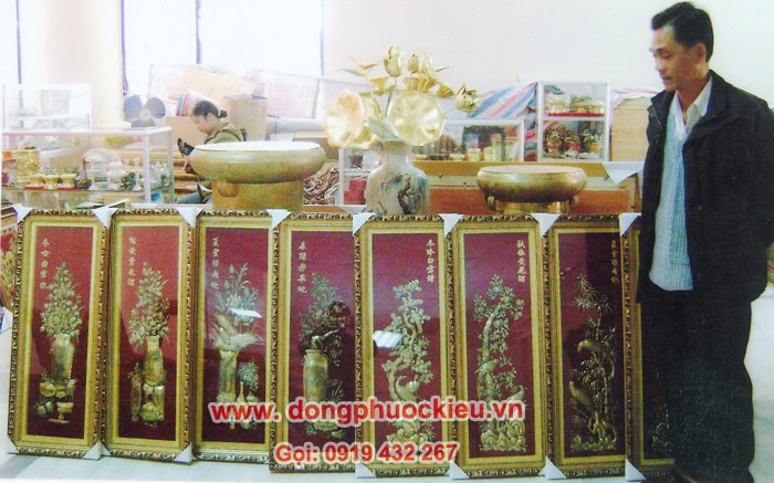 Đúc tranh đồng theo yêu cầu