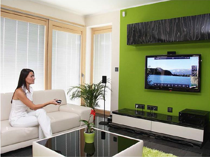 Dùng màn hình tivi điều khiển ngôi nhà