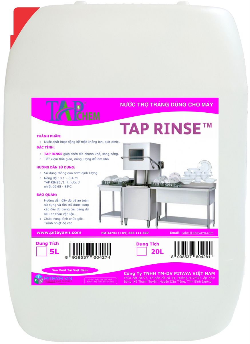 Dung dịch trợ tráng Tap Rinse