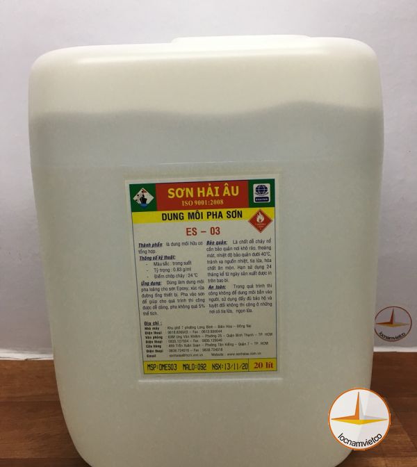 Dung môi pha sơn Epoxy Hải Âu ES03 20L