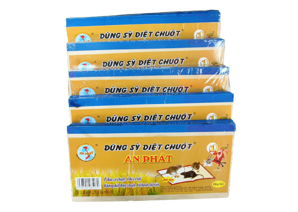 Keo chuột hộp giấy xanh – nâu