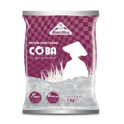 Đường phèn trắng Cô Ba 1kg Biên Hòa