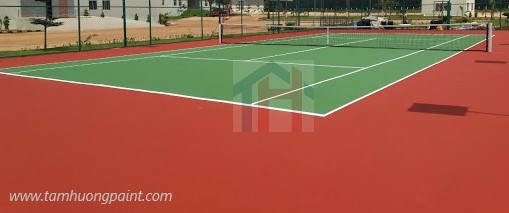Dịch vụ sơn sân tenis