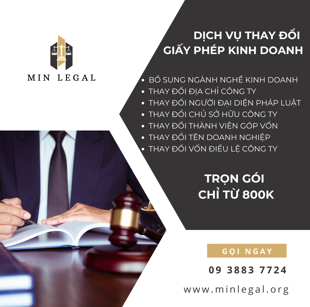 Dịch vụ thay đổi giấy phép kinh doanh