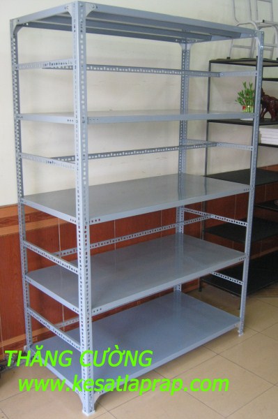 Kệ sắt V lỗ đa năng